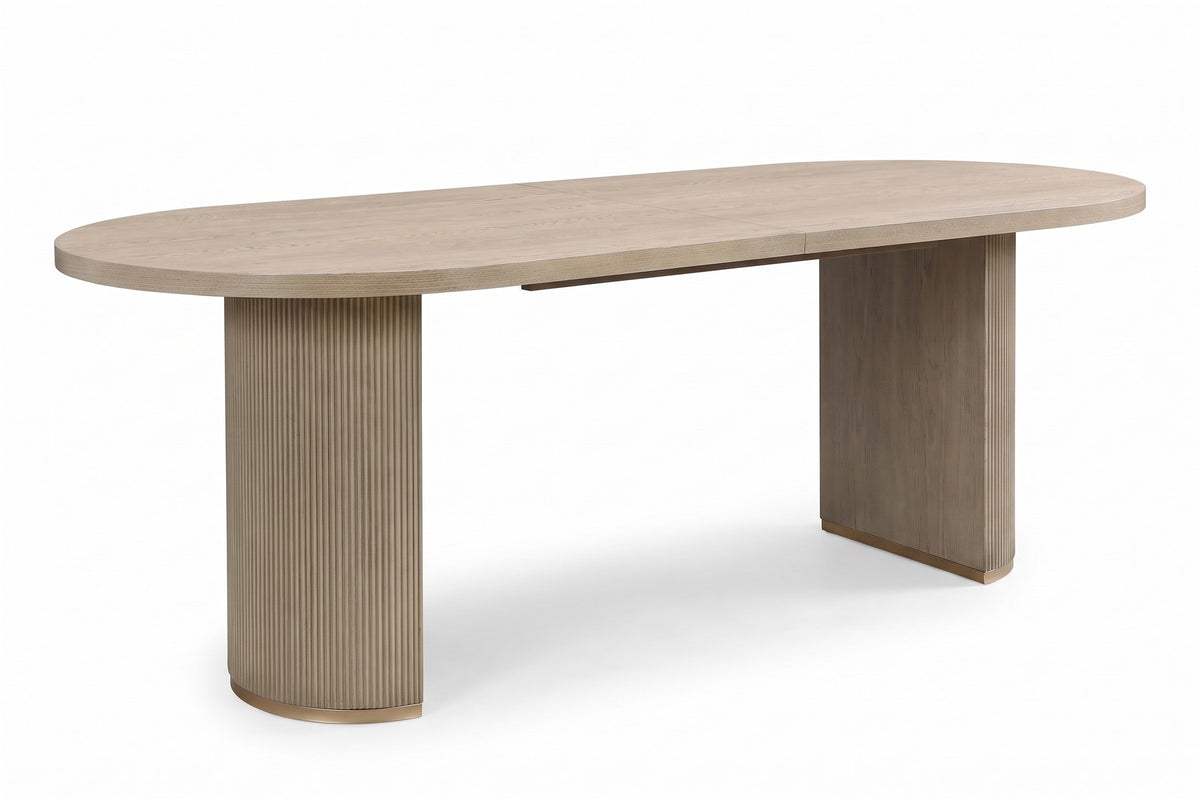 A Long Oval on Two Pedestals