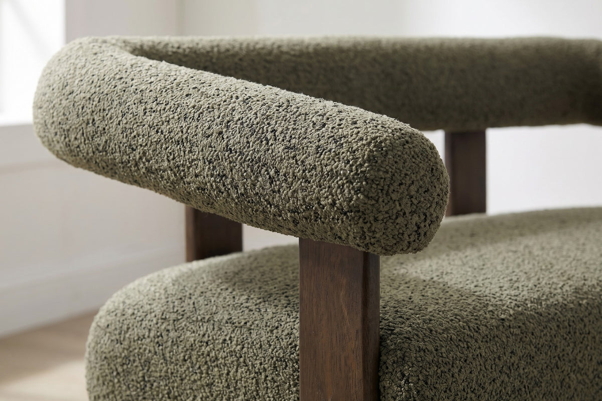 Nubby Green Bouclé