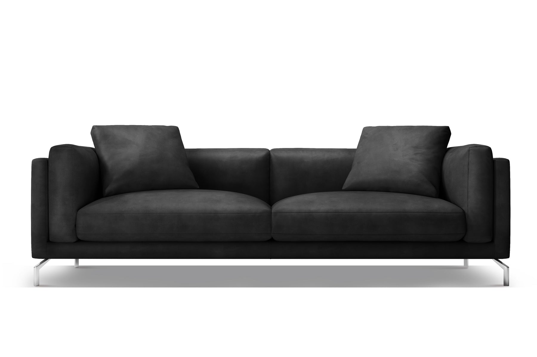 Siegfrid Nordic Hygge™ Leather Sofa With Down Feather Filling