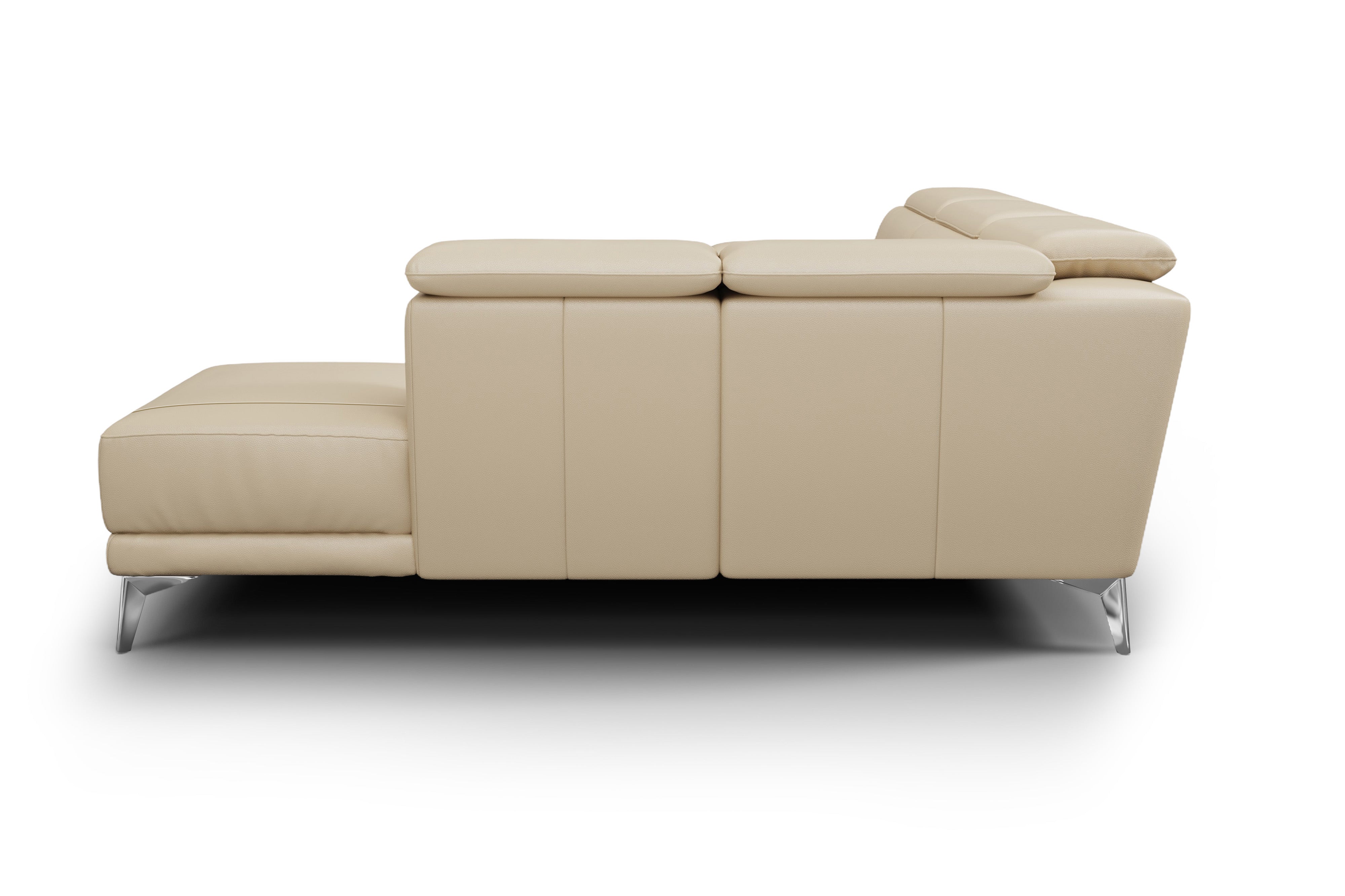 Pista Leather Reclining Sectional Sofa