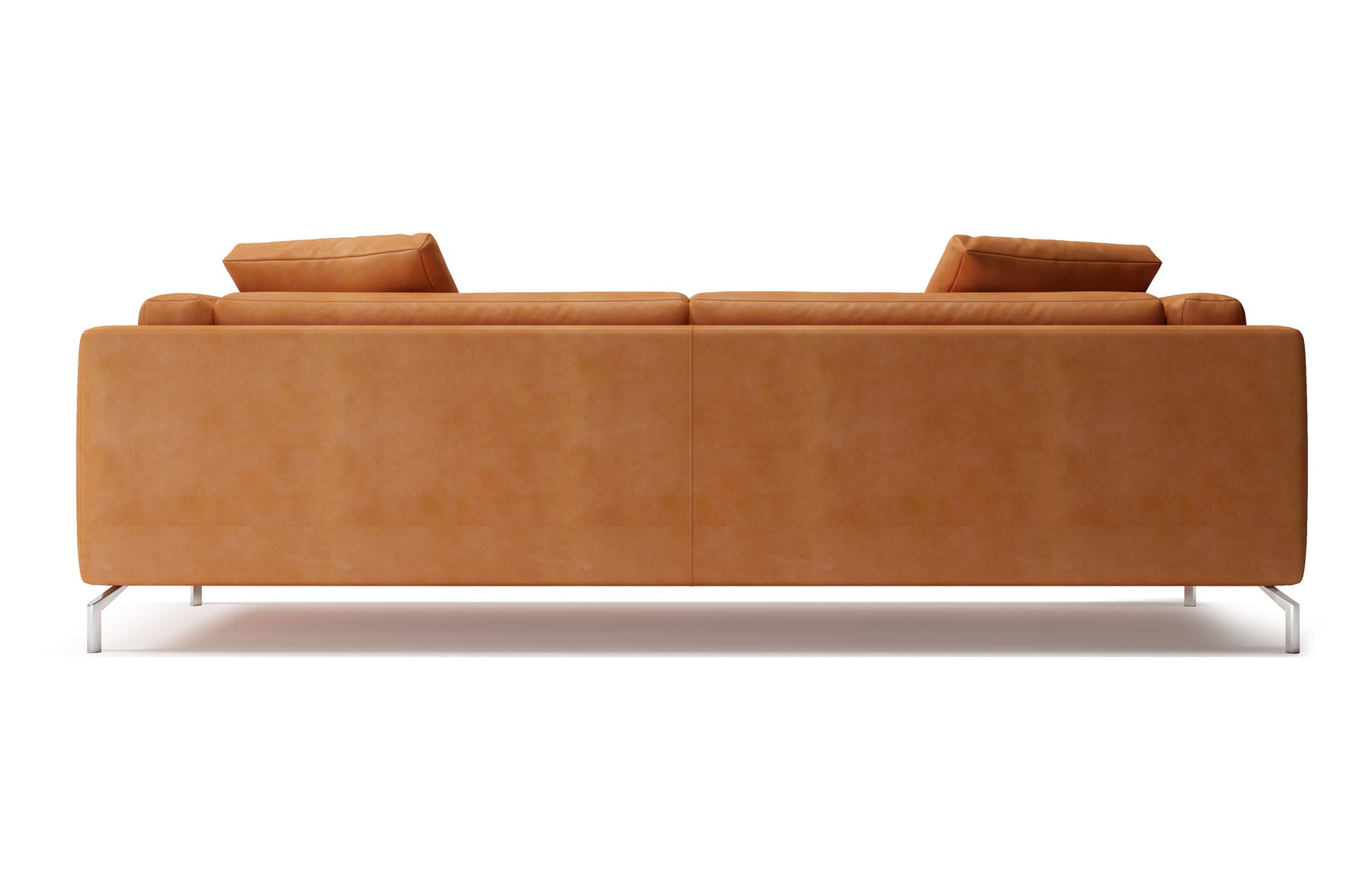Siegfrid Nordic Hygge™ Leather Sofa With Down Feather Filling