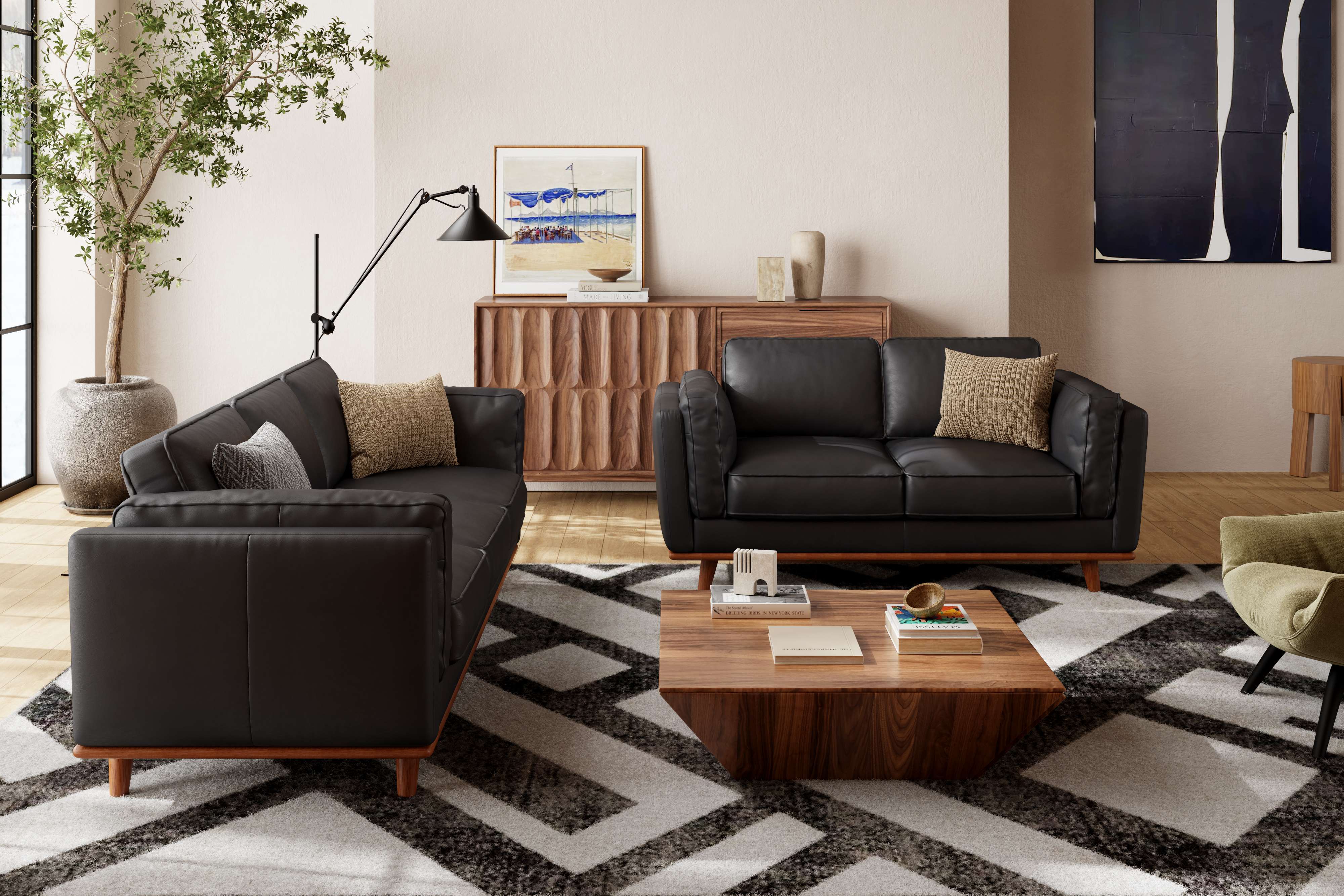 Maestro 3 Seater Leather Sofa