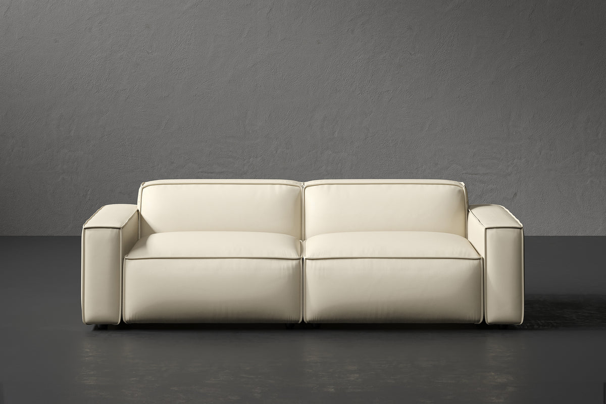 Nathan Leather Modular Sofa