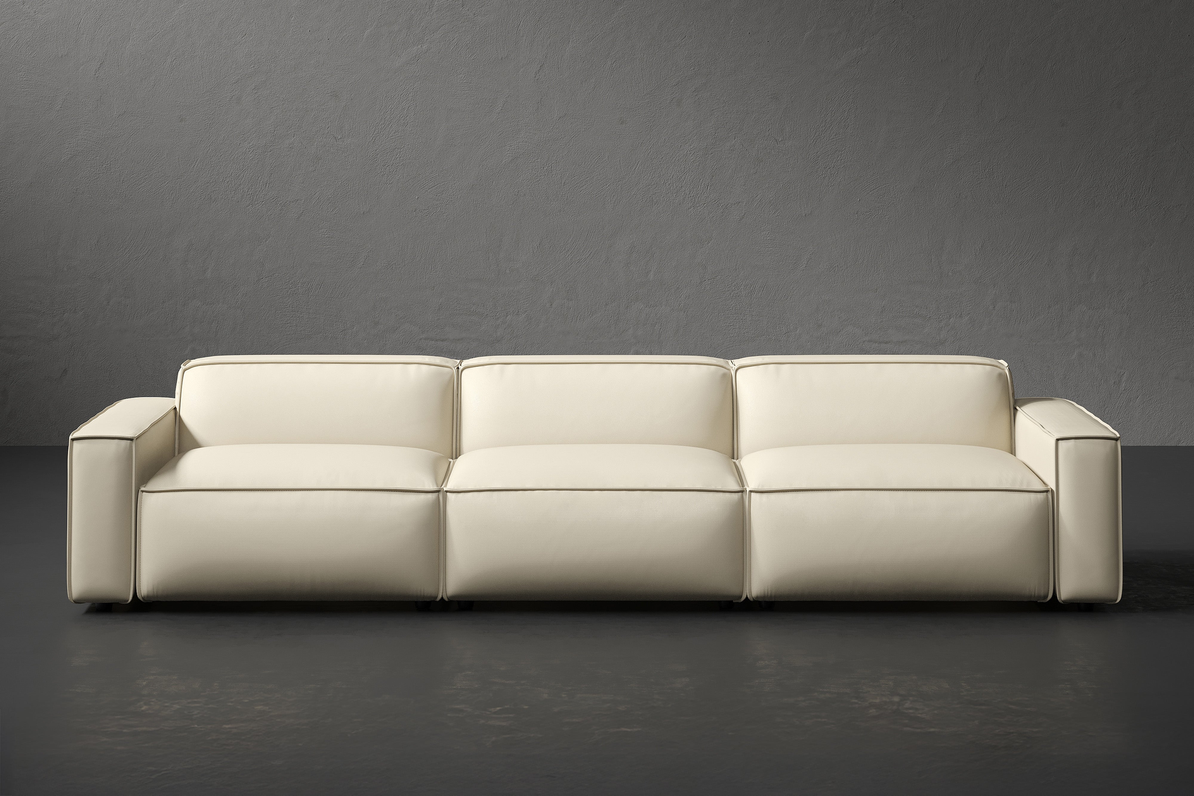 Nathan Leather Modular Sofa