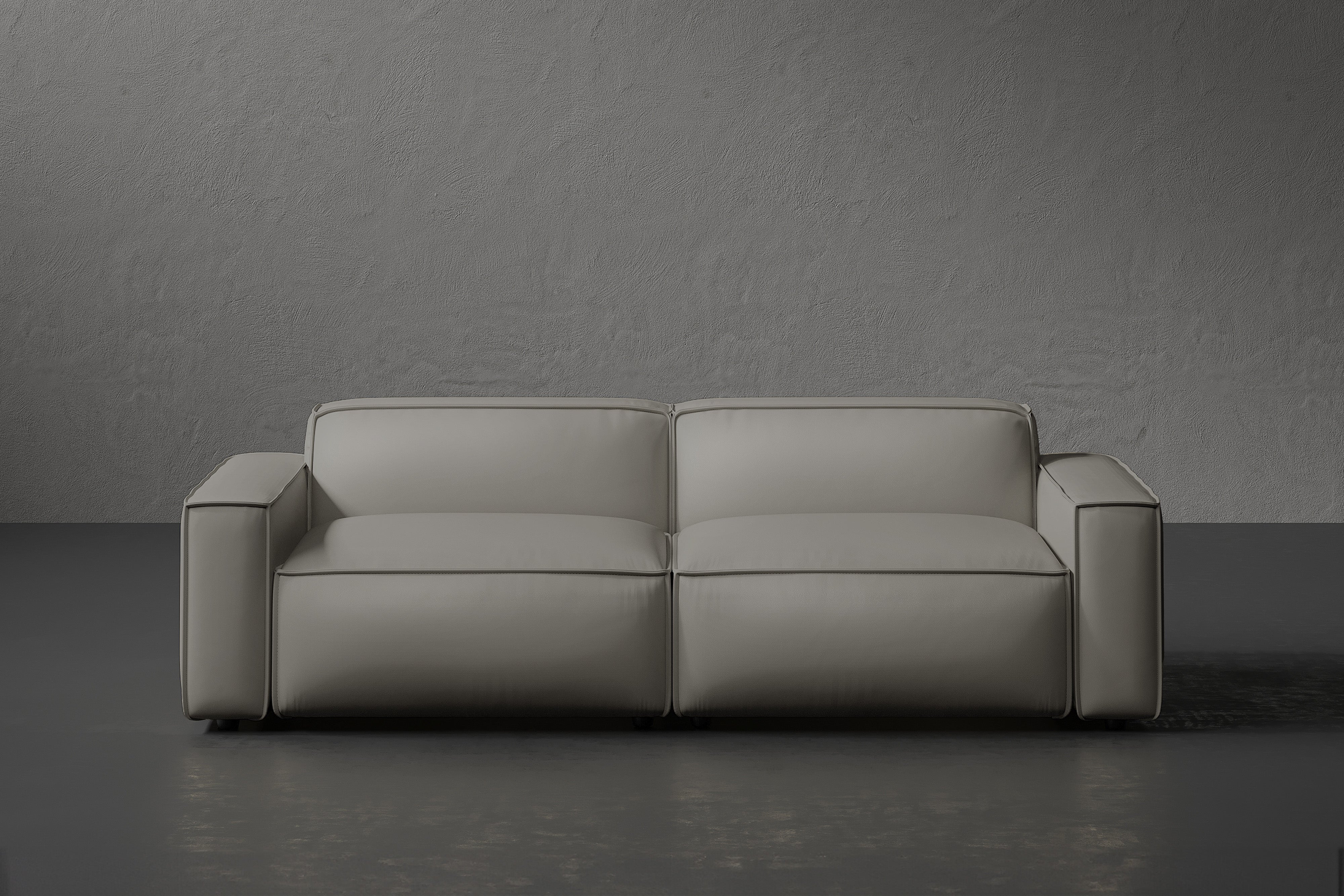 Nathan Leather Modular Sofa