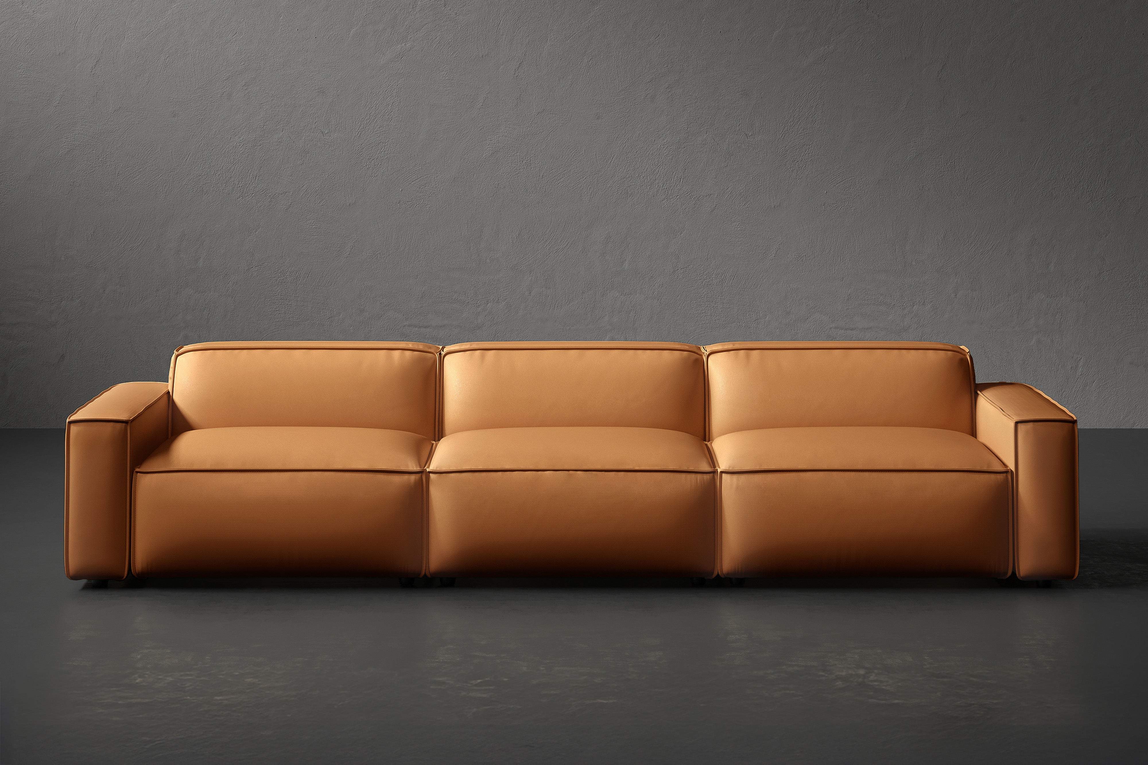 Nathan Leather Modular Sofa