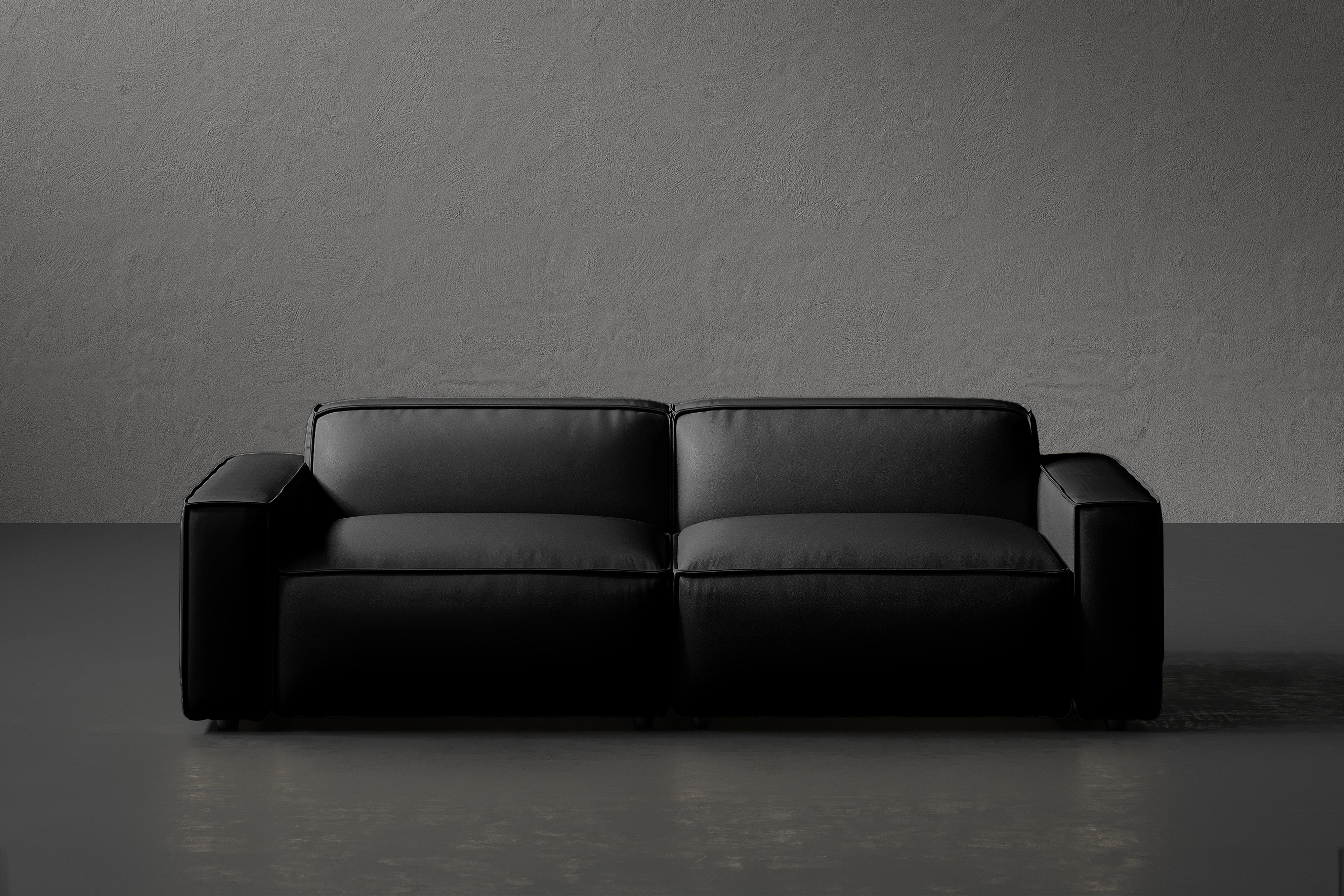 Nathan Leather Modular Sofa